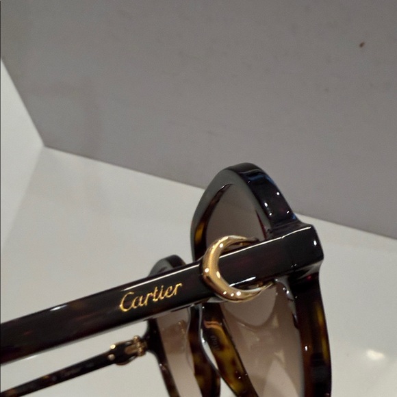 Cartier Classic Brown Sunglasses - Picture 4 of 15
